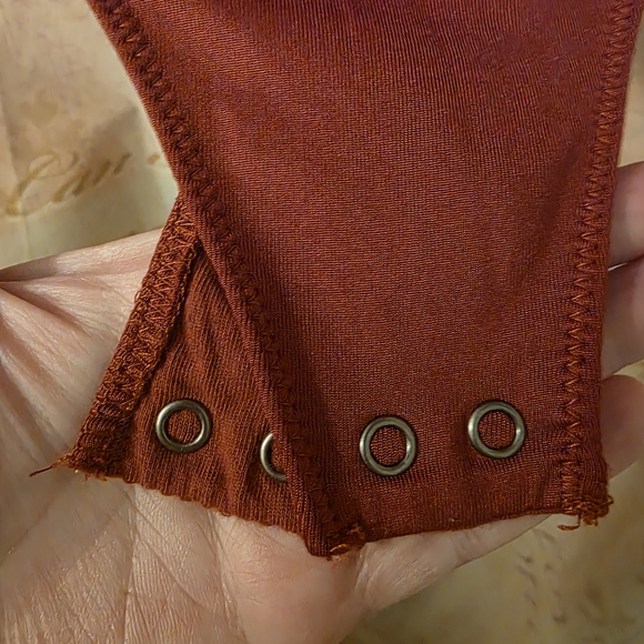 Abercrombie & Fitch Red Polka Dot Bodysuit - Picture 3 of 6